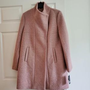 Asymmetrical Boucle Walker Coat